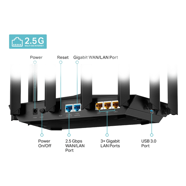 TP-LINK ROUTER WIFI 6 AX6000 ARCHER AX80