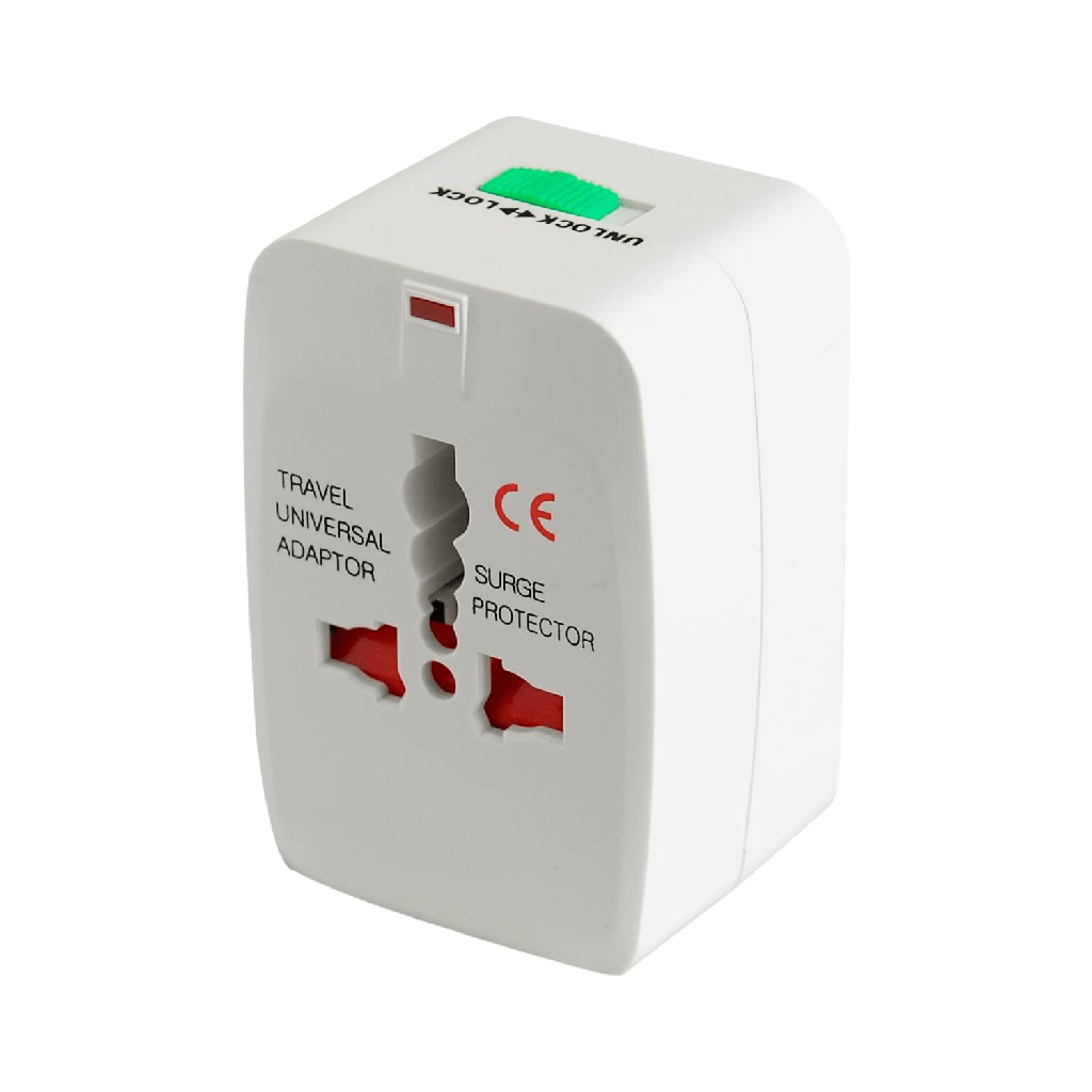 [ADPT-931L] ADAPTADOR DE TOMA CORRIENTE UNIVARSAL DE VIAJE