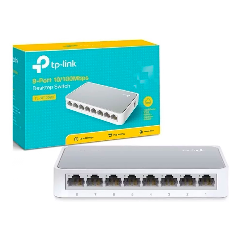 [TPL-SF1008D] TP-LINK 8 PUERTOS TL-SF1008D