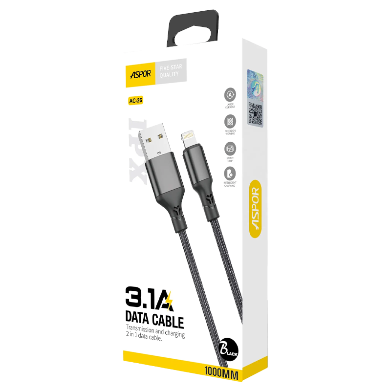 [ASPOR-AC-27] ASPOR CABLE USB A USB-C AC-27