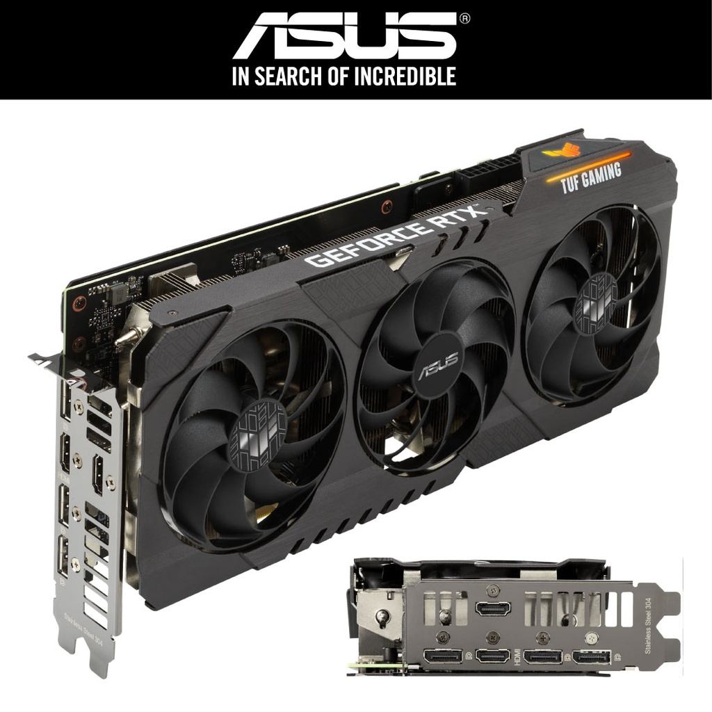 [TUF-RTX3070TI-O8G] TARJETA GRAFICA ASUS TUF TARJETA RTX 3070 8GB (GRADO C)(REMATE)