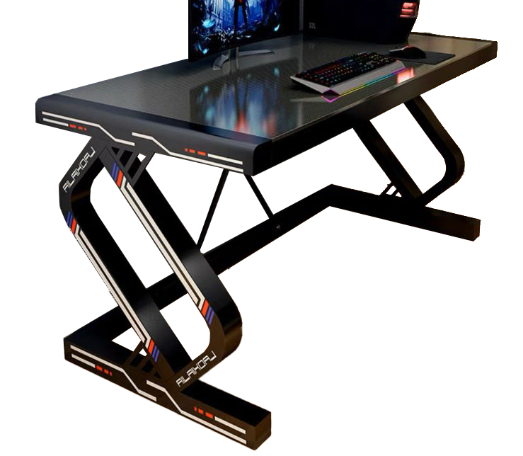 [MESA-TEMP-100CM] MESA GAMING DE CRISTAL TEMPLADO 100x60x75