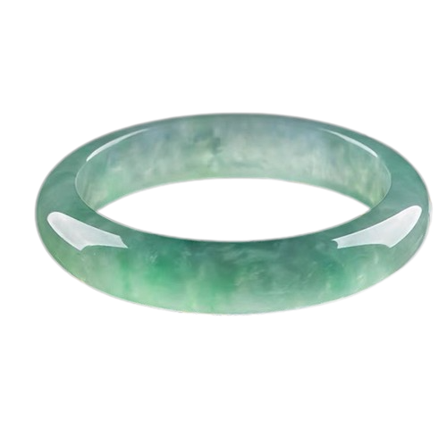 [NATURAL-CÍRCULO] PULSERA DE JADEÍTA NATURAL CÍRCULO POSITIVO VERDE ACEITE