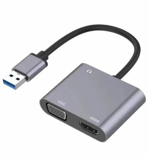 [AD-USB-HDMI/VGA] ADAPTADOR DE VIDEO USB PARA VGA/HDMI