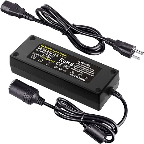 [CAR-220V-CA-12V] 220V CA A 12V CC INVERSOR ENCENDEDOR DE CIGARROS PARA AUTOMOVIL ENCHUFE DE PARED 120W