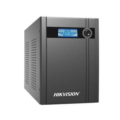 [DS-UPS3000-X] HIKVISION DS-UPS3000-X - UPS DE 3000 VA / 1800 W / PANTALLA LCD / PROTECCIÓN CONTRA SOBRECARGA Y DESCARGA / ENTRADA Y SALIDA 120 VCA / 6 TOMAS NEMA 5-15R (4 CON RESPALDO Y 2 SIN RESPALDO)