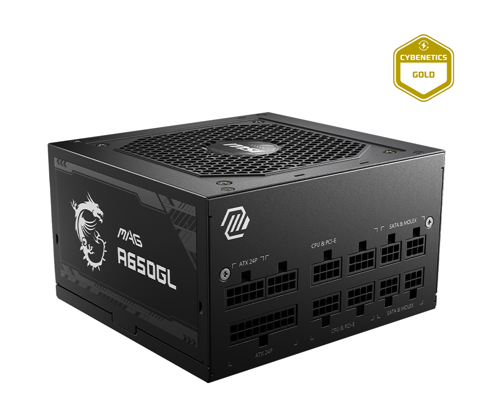 [MSI-A650GL] MSI MAG A650GL - FUENTE DE PODER MODULAR 650W 80 PLUS GOLD