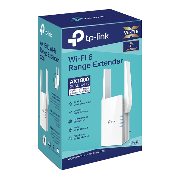 [TPL-RE605X] TP-LINK RE605X - EXTENSOR DE RANGO WIFI 6 AX1800