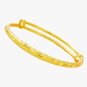 PULSERA ESTRELLA BARRA LATÓN CHAPADO ORO